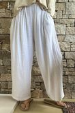Loom & Thread Pin Tuck Pant White /41=